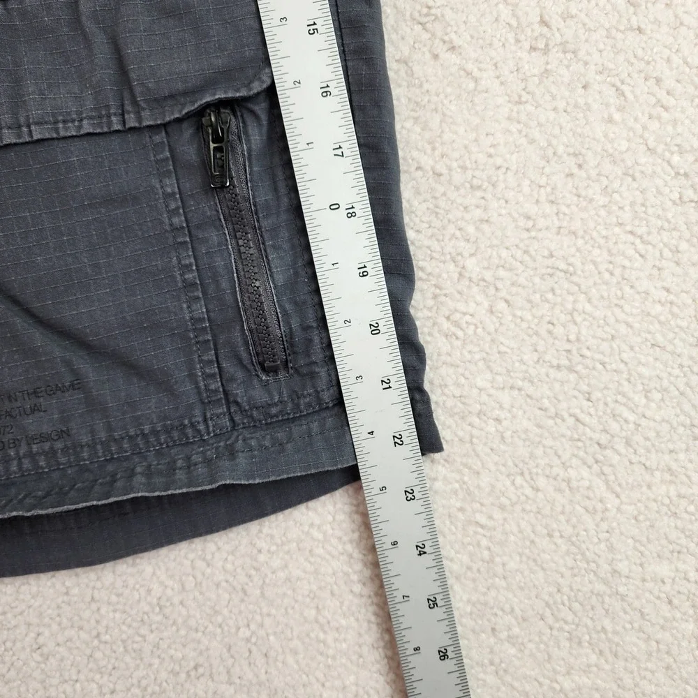 Ecko Unltd Cargo Shorts‎ Mens 40 Gray Ripstop Utility Streetwear